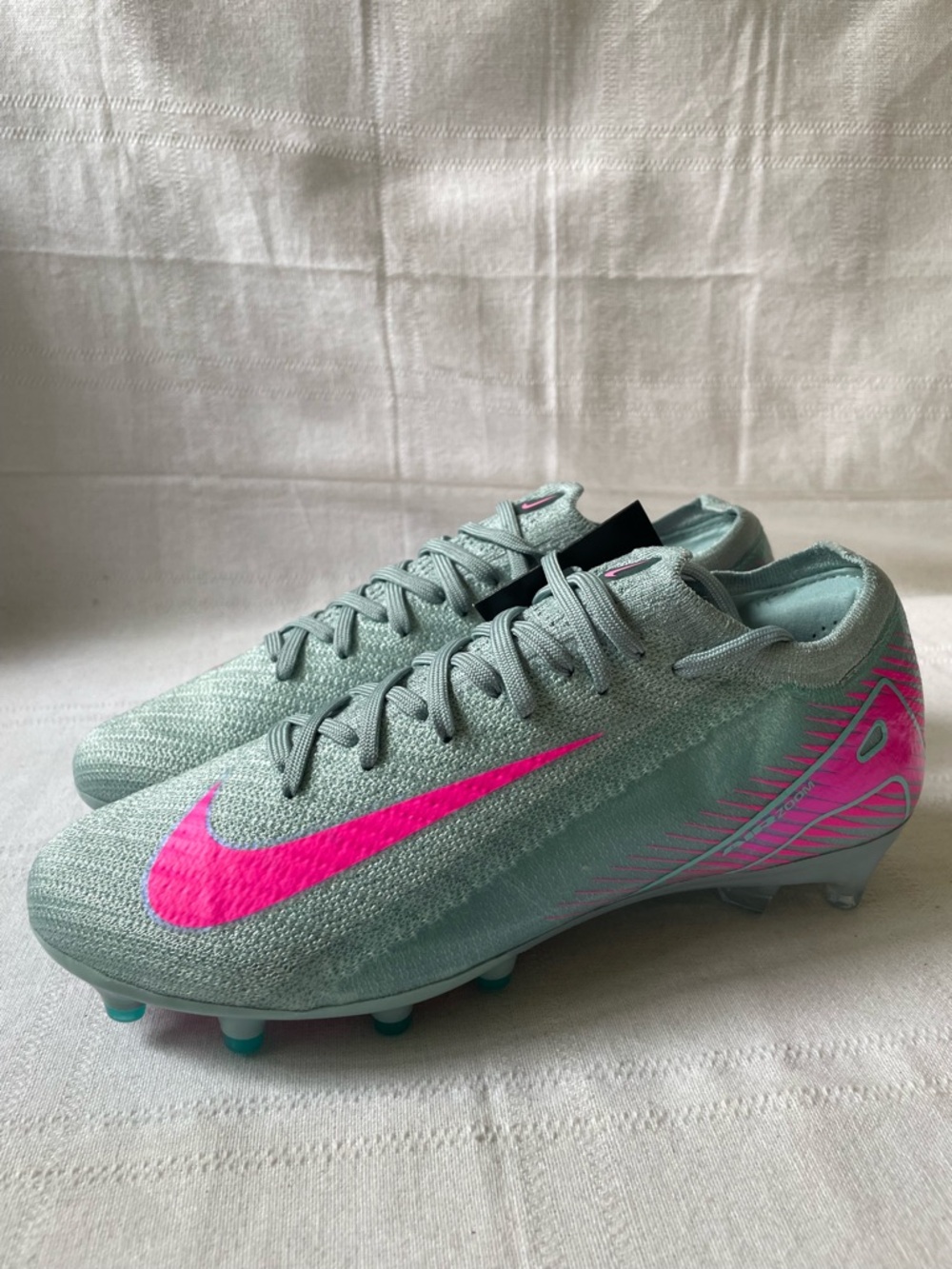 Nike Zoom Vapor 16 Elite AG-Pro Ocean Cube Pink Blast Size 5.5 W7 FQ8693-301